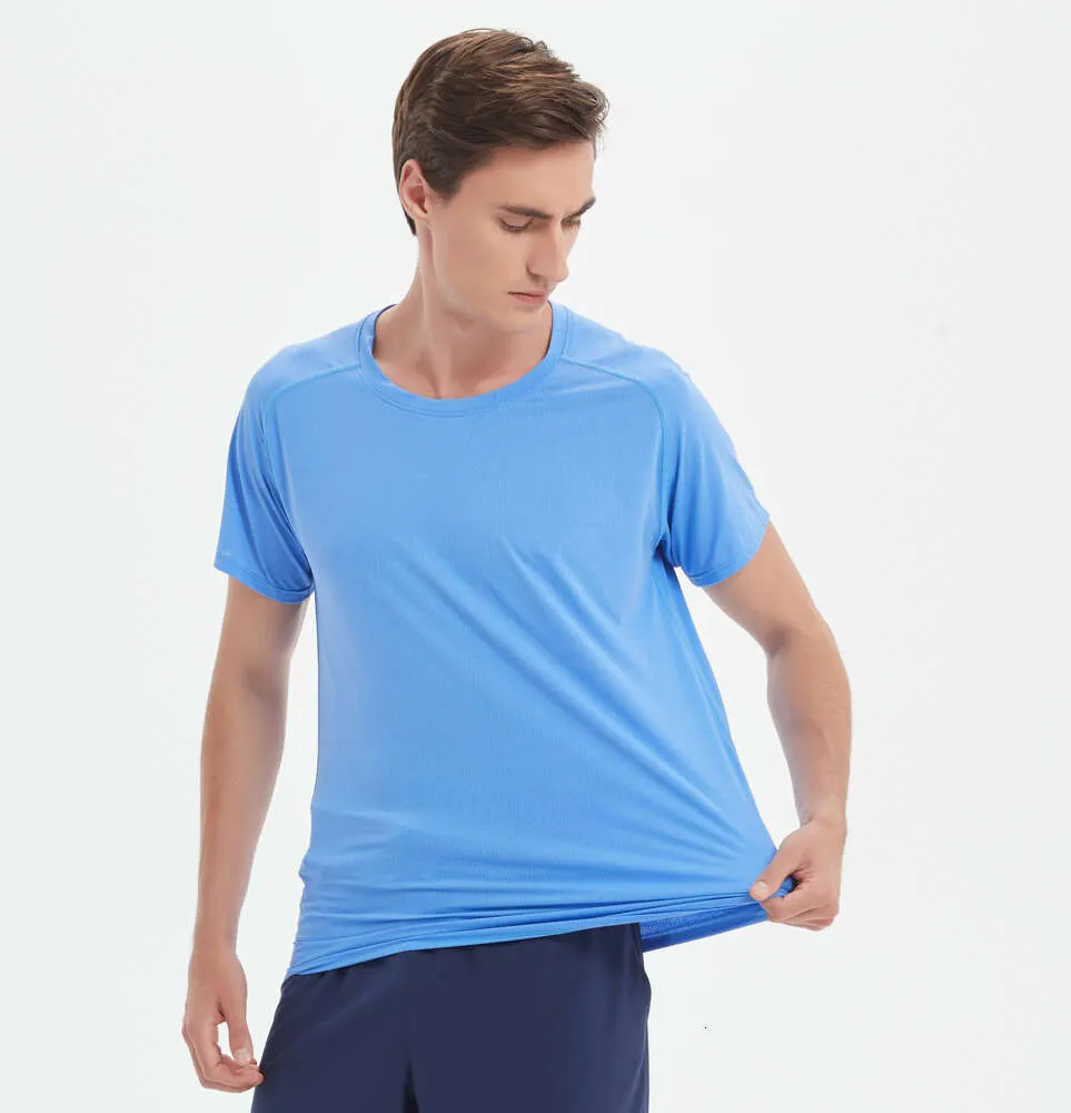 2024 Men Sport Yoga Running Casual T-Shirt Jogging Fitness Racing Workout Tops Quick Dry Training Gym Athletic ClothT-shirt Tee 33