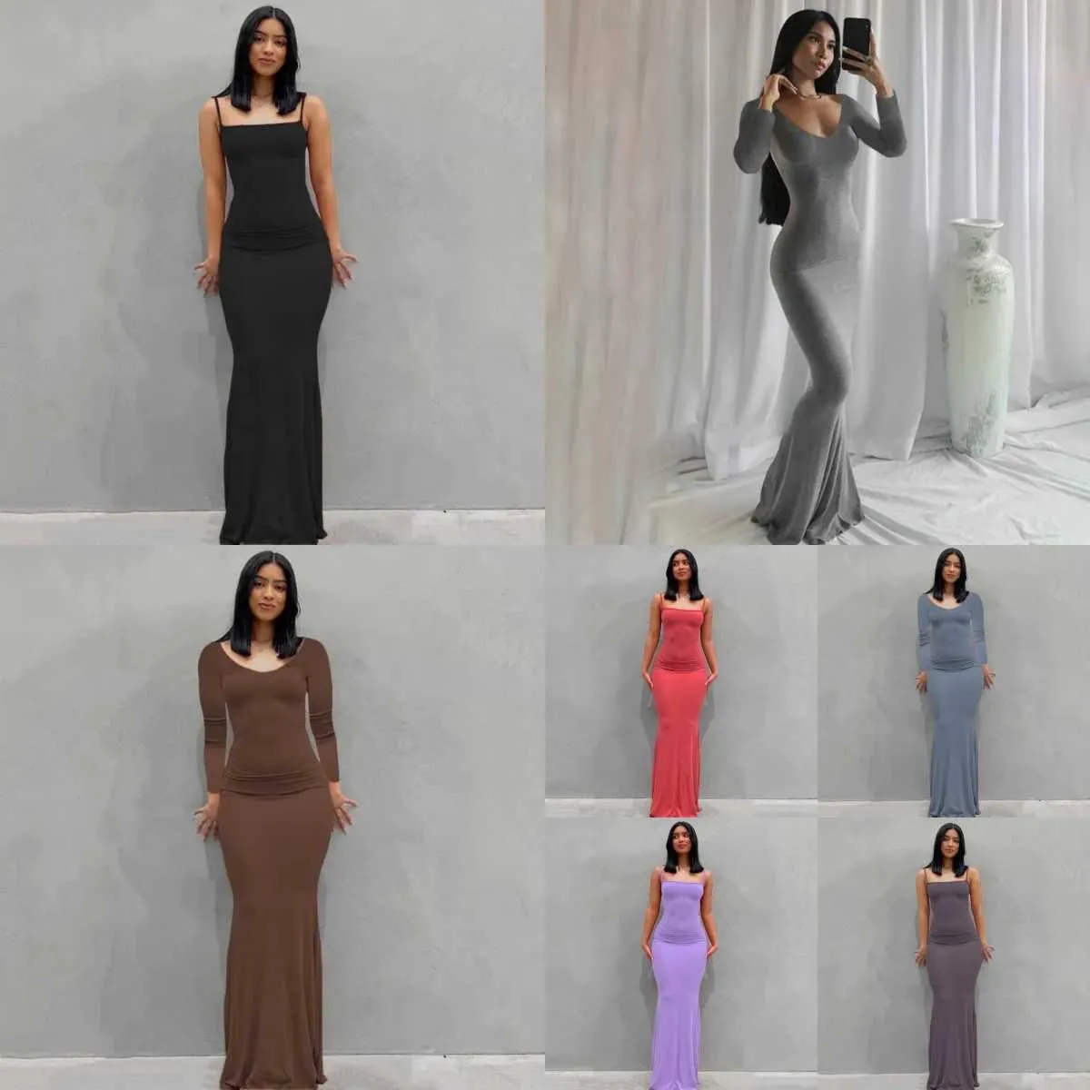 Casual Dresses Fashion Sexy Skims Backless Evening Maxi Women Party Club  Ladies Bodycon Peach Hip Elegant Long For Woman Tt7 From Xgx_sunflower,  $9.65