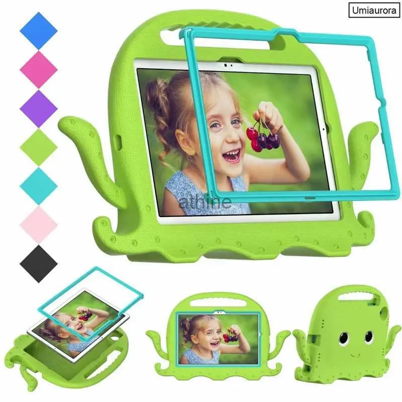 Tablet-PC-Hüllen Taschen Cartoon Schockdichte EVA-Abdeckung für Samsung Galaxy Tab A7 S6 Lite 10.4 SM-T500 SM-T220 A8 10.5 SM-X200 X205 Kids Tablet Stand Hülle YQ240118