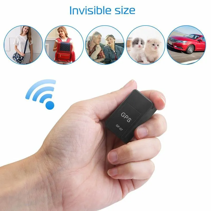 New Mini Find Lost Device GF-07 GPS Car Tracker Real Time Tracking Anti-Theft Anti-lost Locator Strong Magnetic Mount SIM Message Positioner