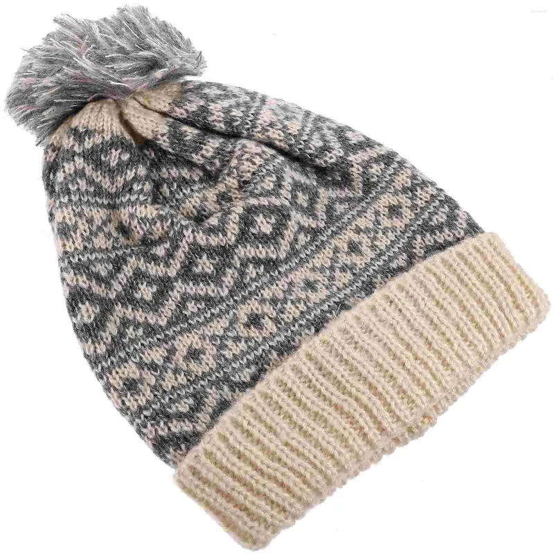 Boinas gorro tricotado chapéu tricotado feminino quente