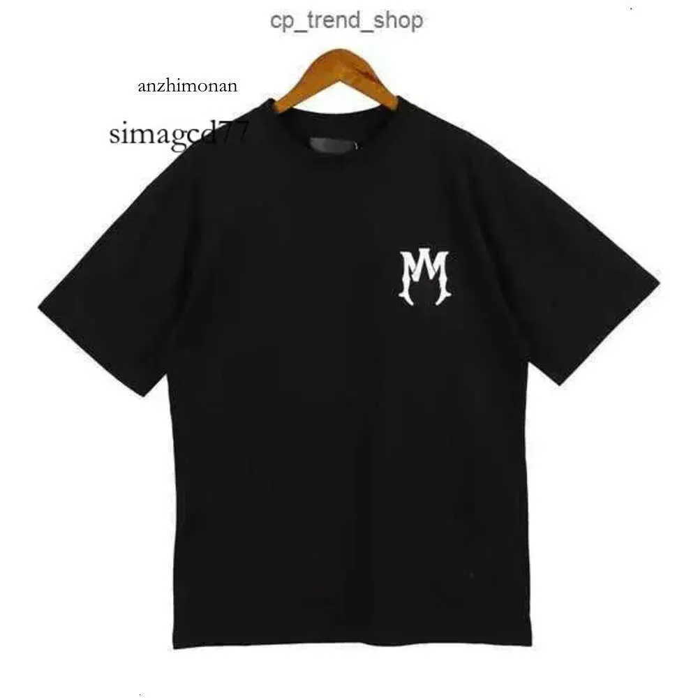 Ärm amri miri amis ly designer t skjortor tees mode stänk bläck graffiti kort tryckt t-shirt män bomull casual överdimensionerad hiphop streetwear tshirts 3648