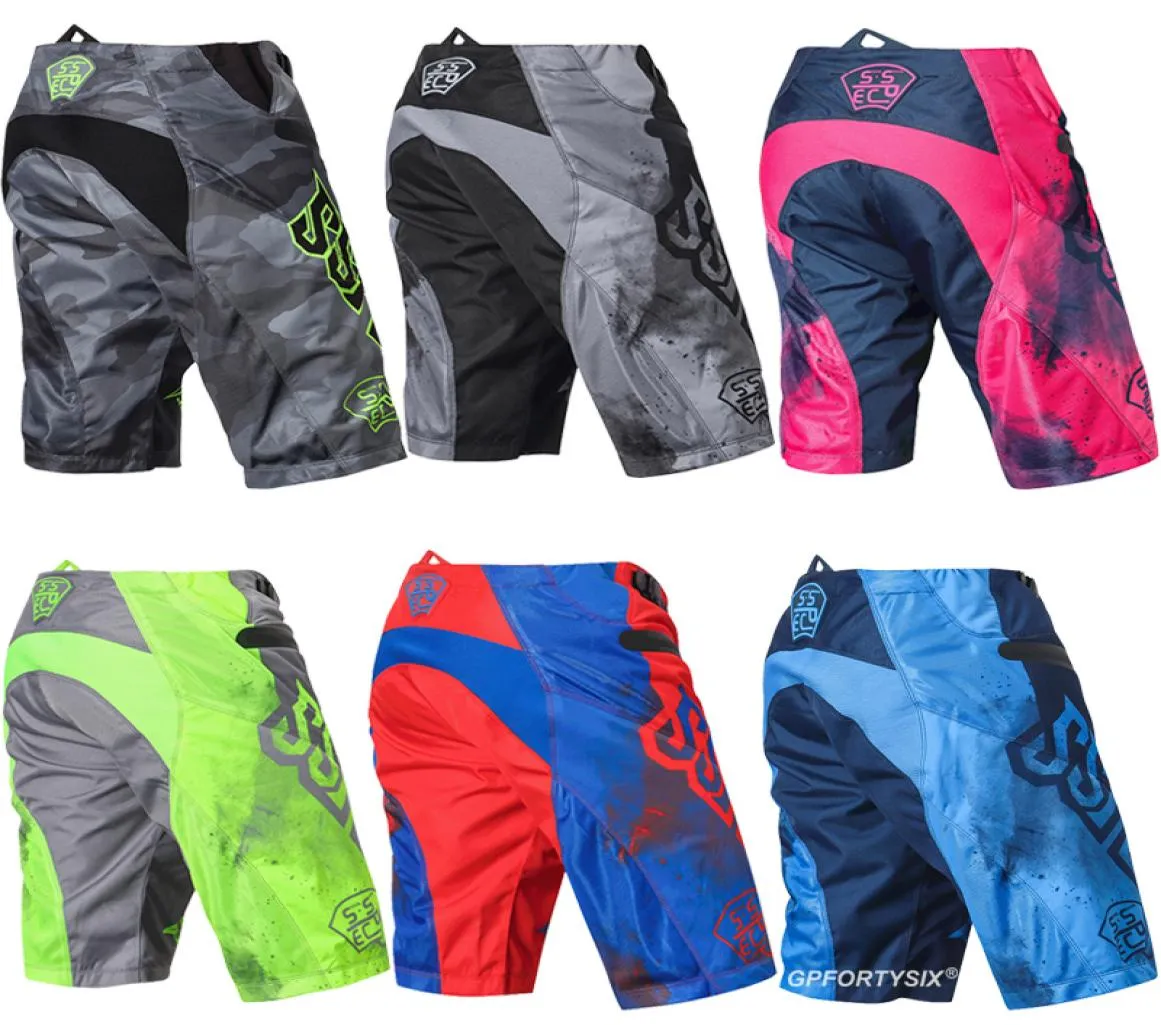 SSPEC Pantaloncini da moto da equitazione fuoristrada MTB BMX Mountain Bike Racing Pantaloncini da ciclismo in discesa Dirt Bike Pantaloncini da equitazione Uomo Donna For6342762