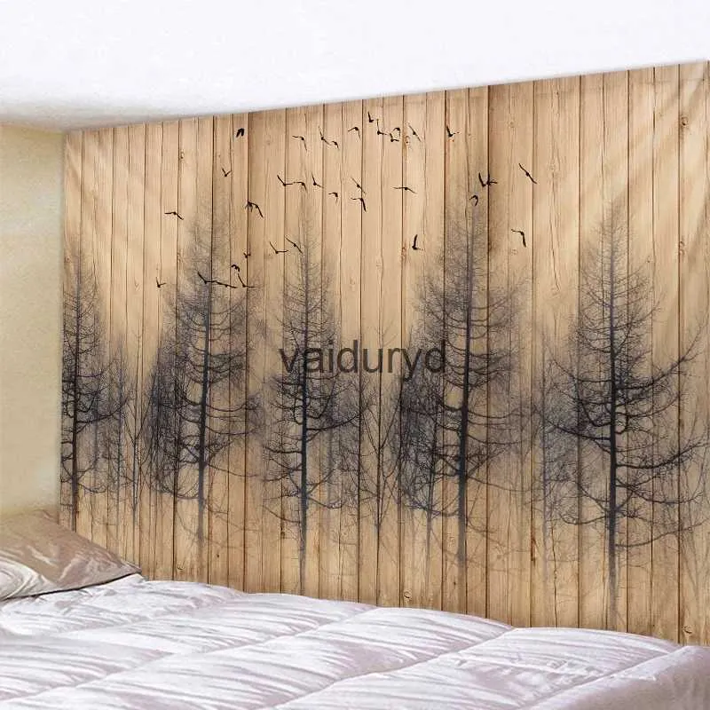 Audio in legno vintage Wood Art Wall Aberstry Appedisce Aesthetics Decoration Bohemian Hippie Home a 8 dimensioni H240514