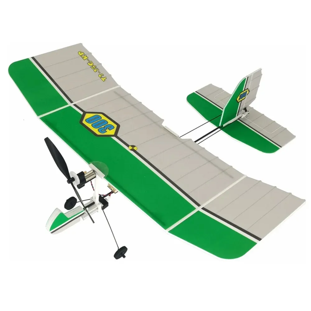 300mm Wingspan PP Foam RC Airplane DIY Micro Indoor Slow المسافر بطيئة عن بعد طائرة طائرة طائرة شراعية جناح ثابتة للمبتدئين 240117