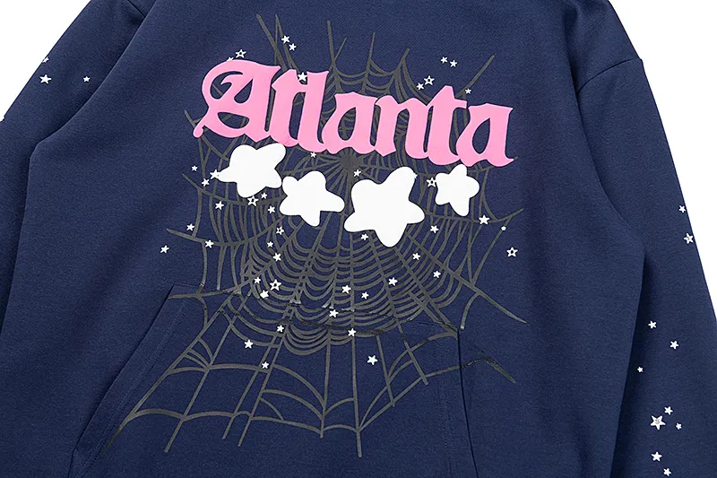 DHgate.com:Mens Designer Atlanta Spider Hoodie: 555555