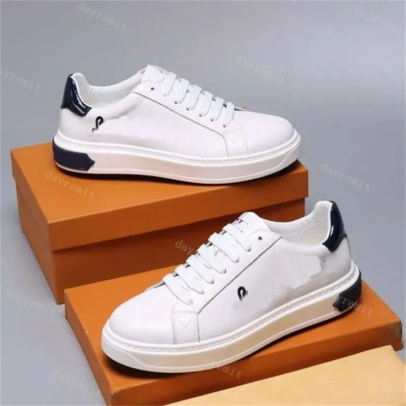 Mode Schoenen Heren Sneaker Platform Casual Schoenen Platte Trainer Damesschoen Rubber EVA Plat Leer Veters maat 35-45