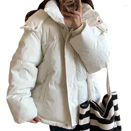 Women`s Trench Coats Winter Coat Women Jacket Down Female Loose Thickening In 303YU