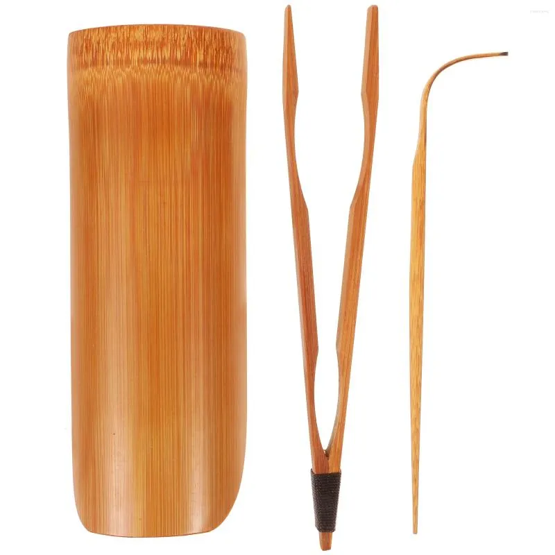 Ensembles de voiles de thé Bamboo Wood Green Gadgets Gadgets Matcha Set ACCESSOIRES DÉCILÉ PRATIQUE