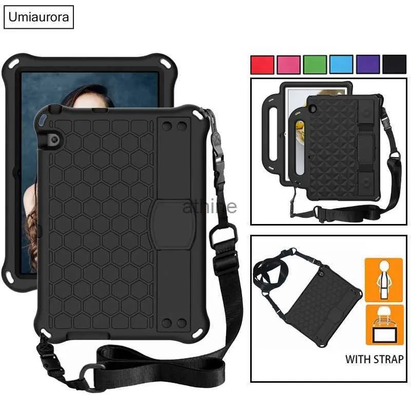 Tablet PC Cases Bags Kids EVA Stand Tablet Funda For Huawei Honor Pad X8 Matepad T8 T10 T10S Mediapad T3 9.6 T5 10 M6 10.8 inch Shockproof Case Cover YQ240118