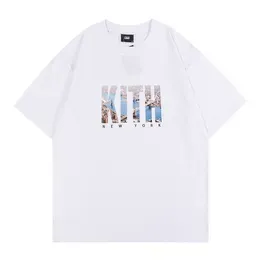 Niche trendy card Men`s T-Shirts Kith T Shirt printingr tshirt Graphic Uomo White Pink Black Fashion Vintage Casual Sleeves Clothing Oversized Tee 0DIH