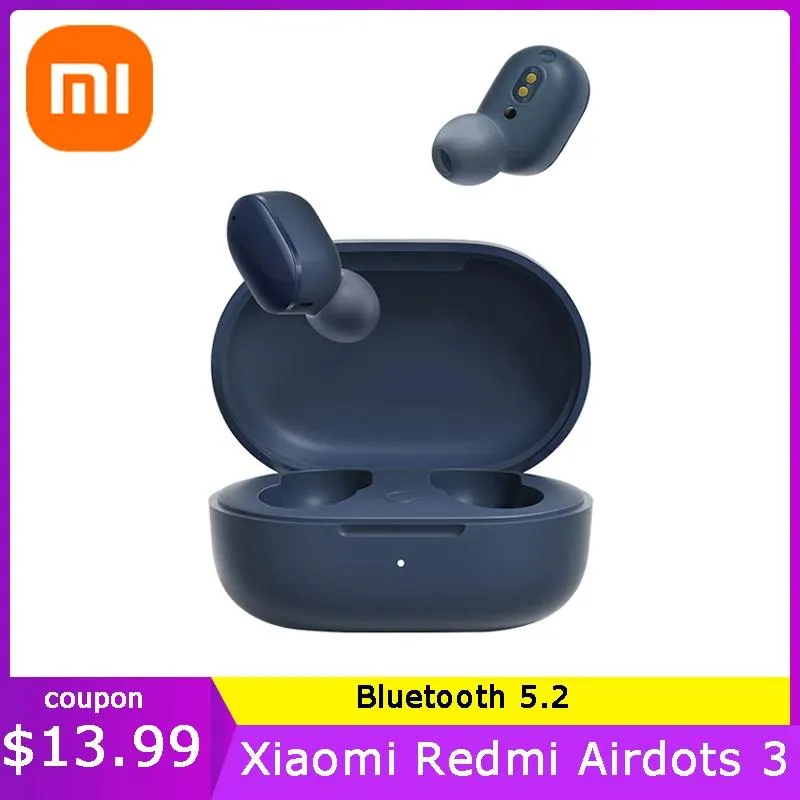 Cuffie Xiaomi Redmi AirDots 3 Aurnello Ibrido Vocalismo Mi True Cuffie wireless Bluetooth 5.2 Clelevel qualità del suono con microfono