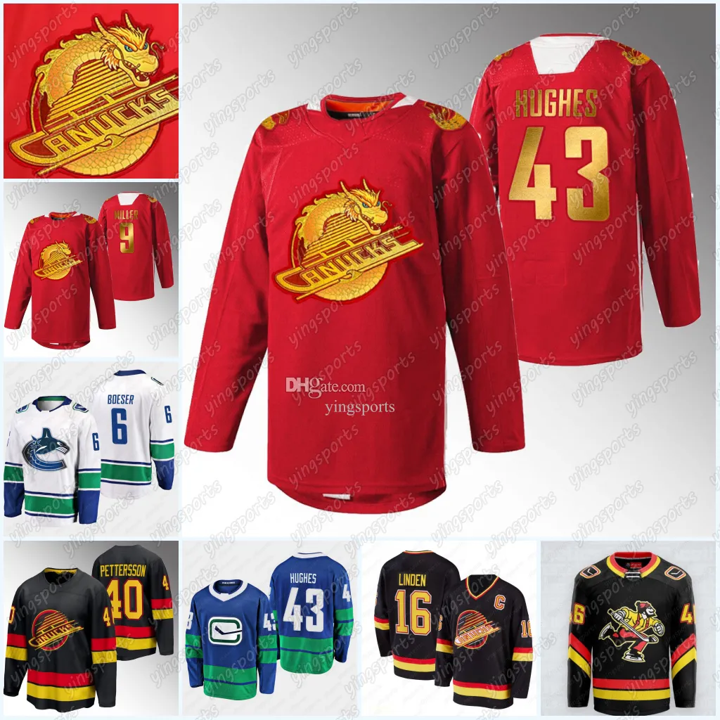 Canucks Chinese New Year Jersey Dragon Year 2025 Canucks Lunar New