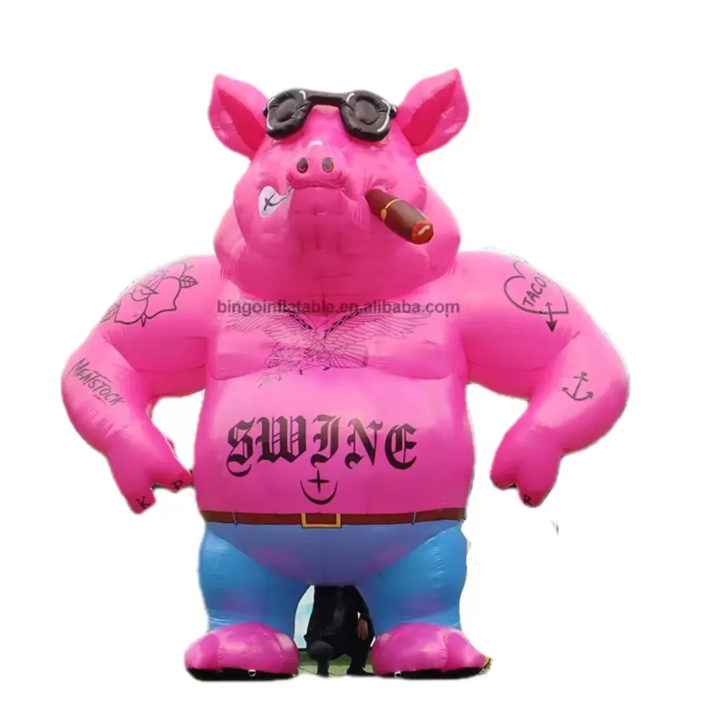 Modello Di Maiale Gonfiabile In Vendita Cartoon Replica Animali