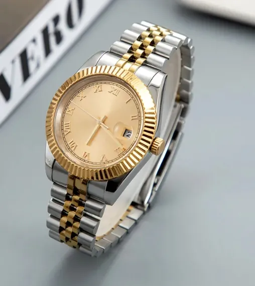 Automatisk rörelse mode vattentät safirdesign Montres armbanduhr