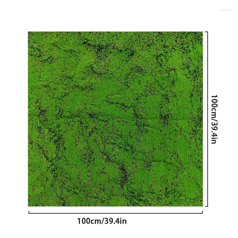 Декоративные цветы, 1 м, ковер для искусственного газона «сделай сам», садовый пейзаж, трава, рулонный газон, растения, коврик из искусственного мха, настенный декор для гостиной