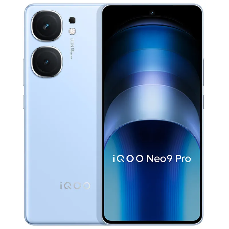 Téléphone portable d'origine Vivo IQOO Neo 9 Pro 5G intelligent 16 Go de RAM 512 Go de ROM Dimensity 9300 50MP NFC OTG Android 6,78 "144 Hz AMOLED plein écran d'empreintes digitales ID visage réveil téléphone portable