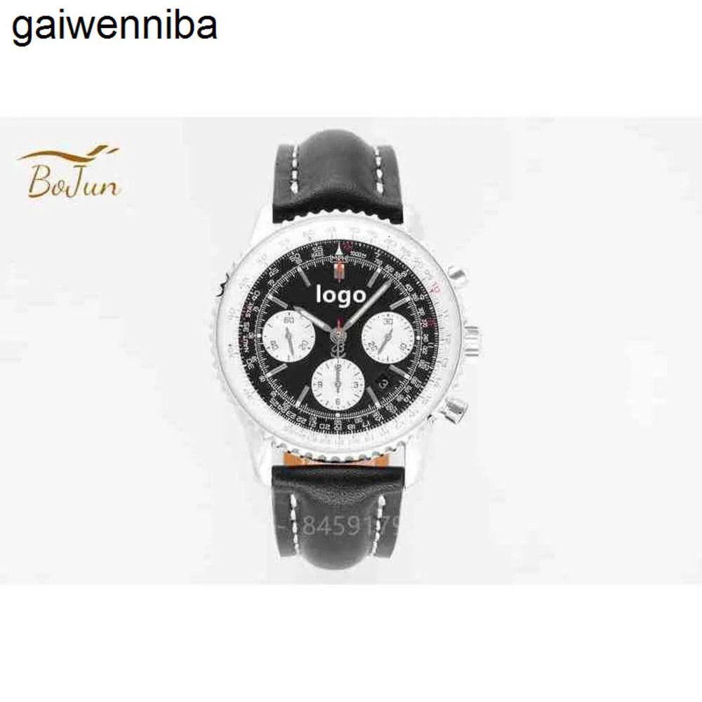 Breitlinx Disc Factory Panda Aviation Luksusowy zegarek BLS Chronograf Rozmiar 43 mm ETA 7750 Ruch Klasyczny AAAAA B01 Dostosowany NDS1