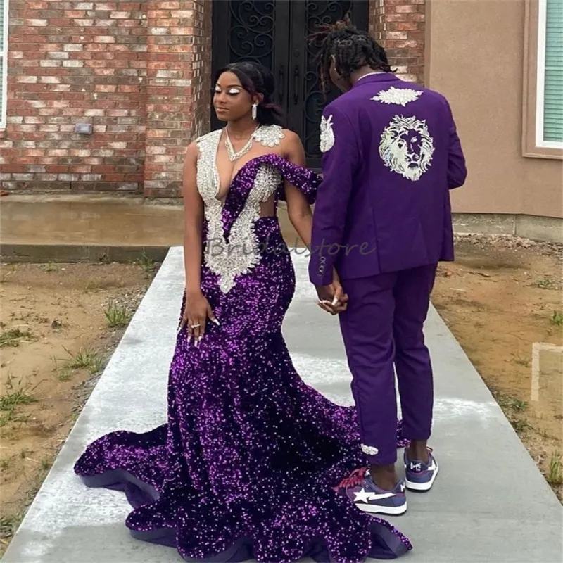 Purple Size 18 Party Dress Xscape Womens Beaded Knee-Length