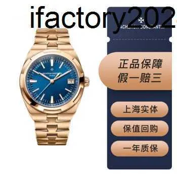 Orologio VacherinConstantinns Movimento automatico Zf Factory SuperClone Jiangshi Dandun Four Seas Series 4500V Scala puntatore luce notturna blu oro rosa