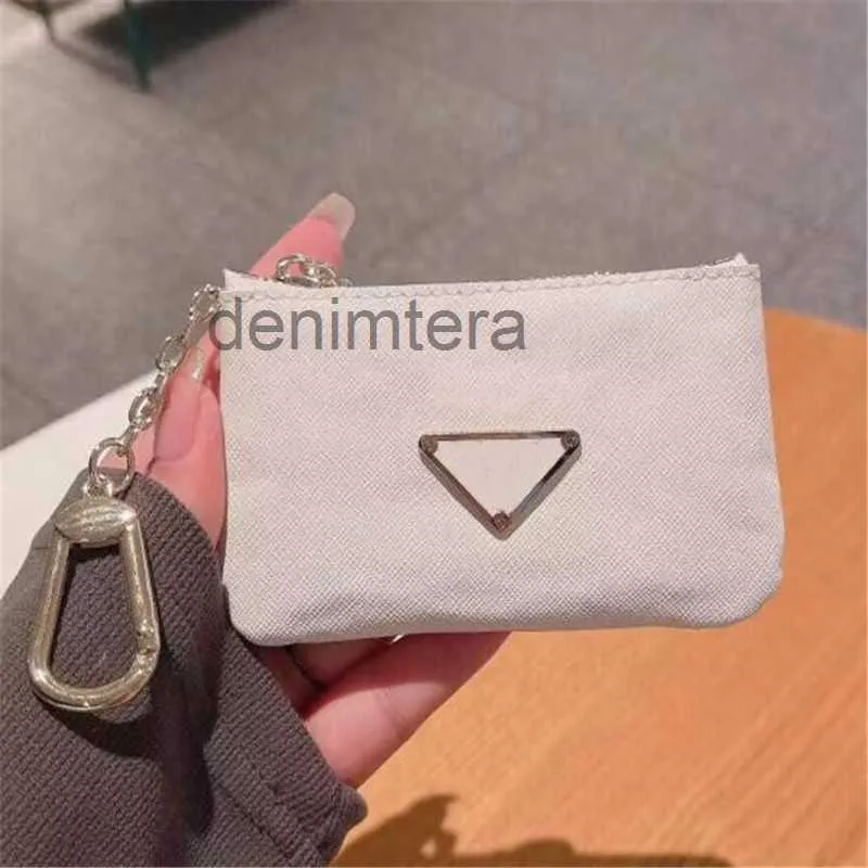 Designer nyckelkedja påse män kvinnor mini plånböcker nyckelringar zip pocket pocke älskare korthållare keyring lyx modetillbehör h9bi