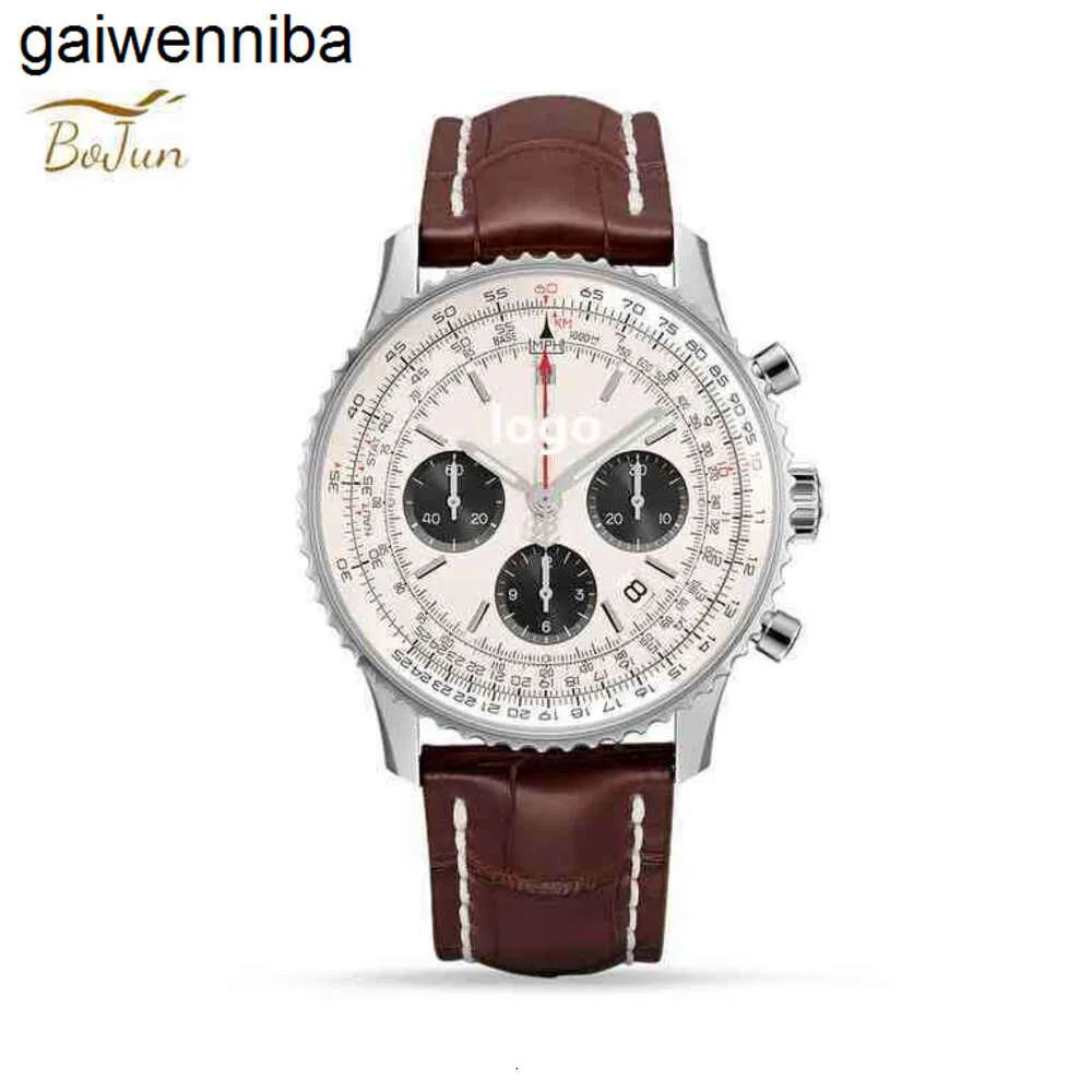 Breitlinx Panda 크로노 그래프 럭셔리 AAAAA 맞춤형 디스크 시계 BLS 공장 크기 43mm ETA 7750 Movement Classic Aviation B01