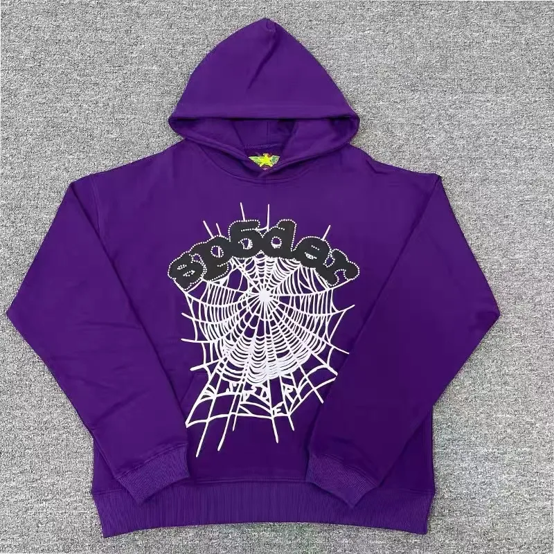 Spider Sweat à capuche Sp5der Young Thug 555555 Hommes Femmes Sweat à capuche Sp5der Sweat à capuche de haute qualité Mousse Imprimer Spider Web Graphique Rose Sweatshirts Designer Pulls S-2Xl2 7213