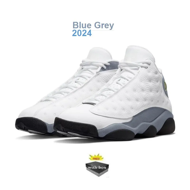 Blue Grey 13s 2024 Vete 13 Basketbollskor han Hot Game Playoffs Anthracite Black Flint Sneakers 13 GS Black Ca With Box Wholesale Men New Shoe Bred