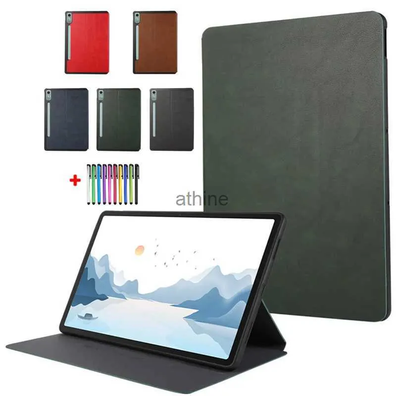 Étuis pour tablette PC Sacs pour Lenovo Xiaoxin Pad Pro 12 7 12.7 étui en cuir PU Flip Coque TPU pour Lenovo Xiaoxin Pad Pro 2023 Tab P12 étui tablette Caqa YQ240118