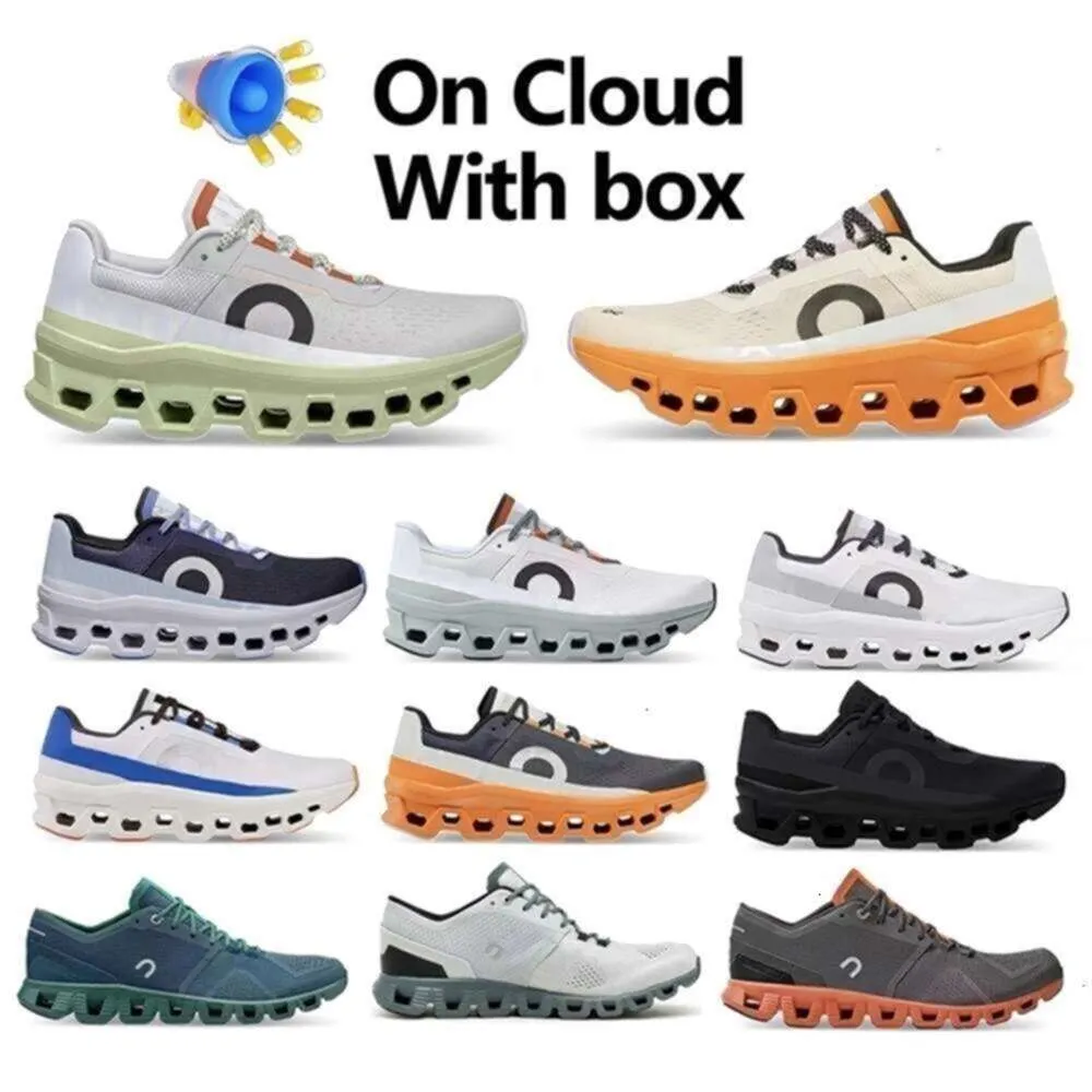 sur 2023 X Chaussures de course Chaussures d'entraînement et de cross-training Run On Clouds Hommes Runners Amber Ginger Ash Green Chaussures de coussin de course en plein air taille 36-45