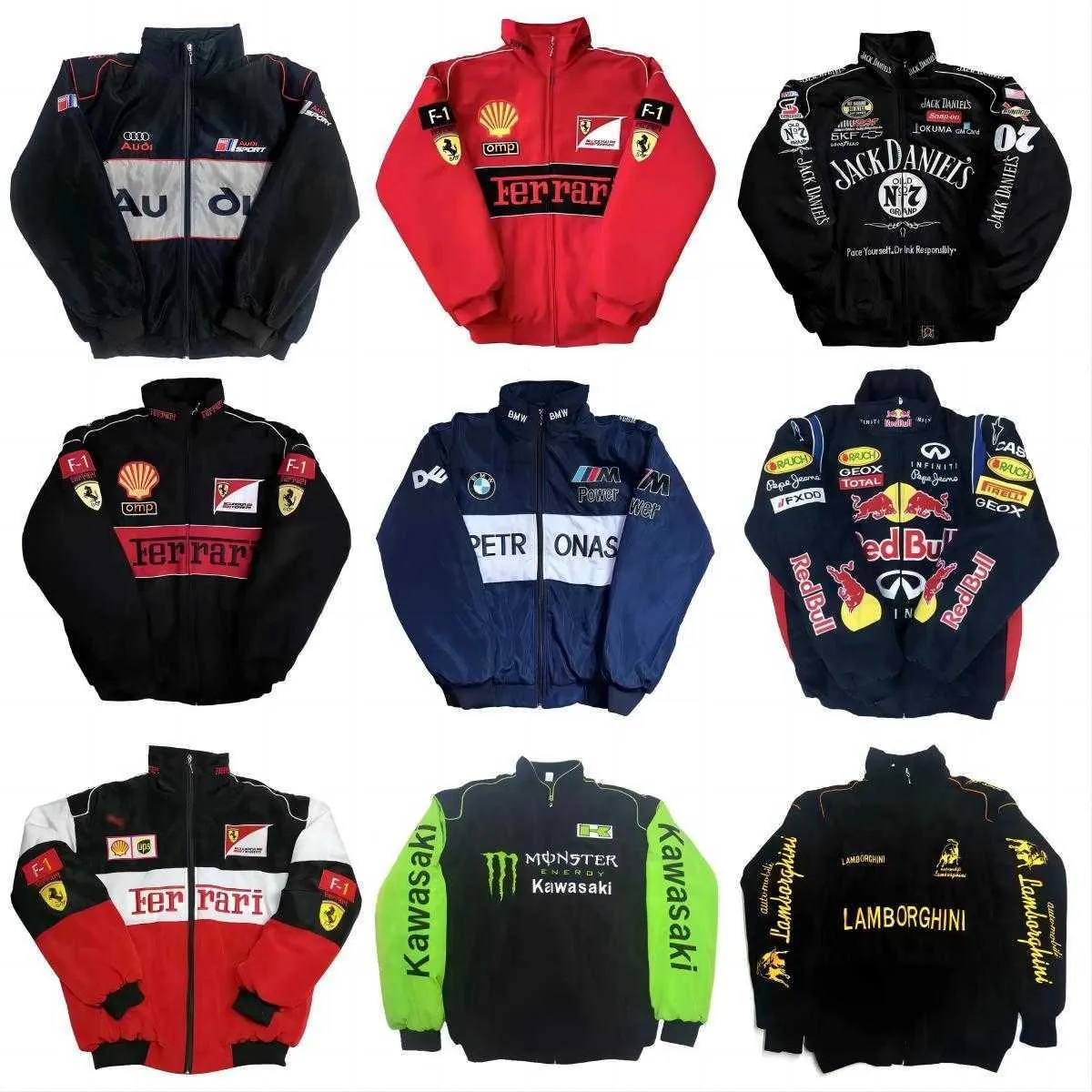 Vintage Racing Jacket F1 Style, Motorcycle, Cycling Baseball  Autumn/Winter Windproof Outdoor Hot Sale!