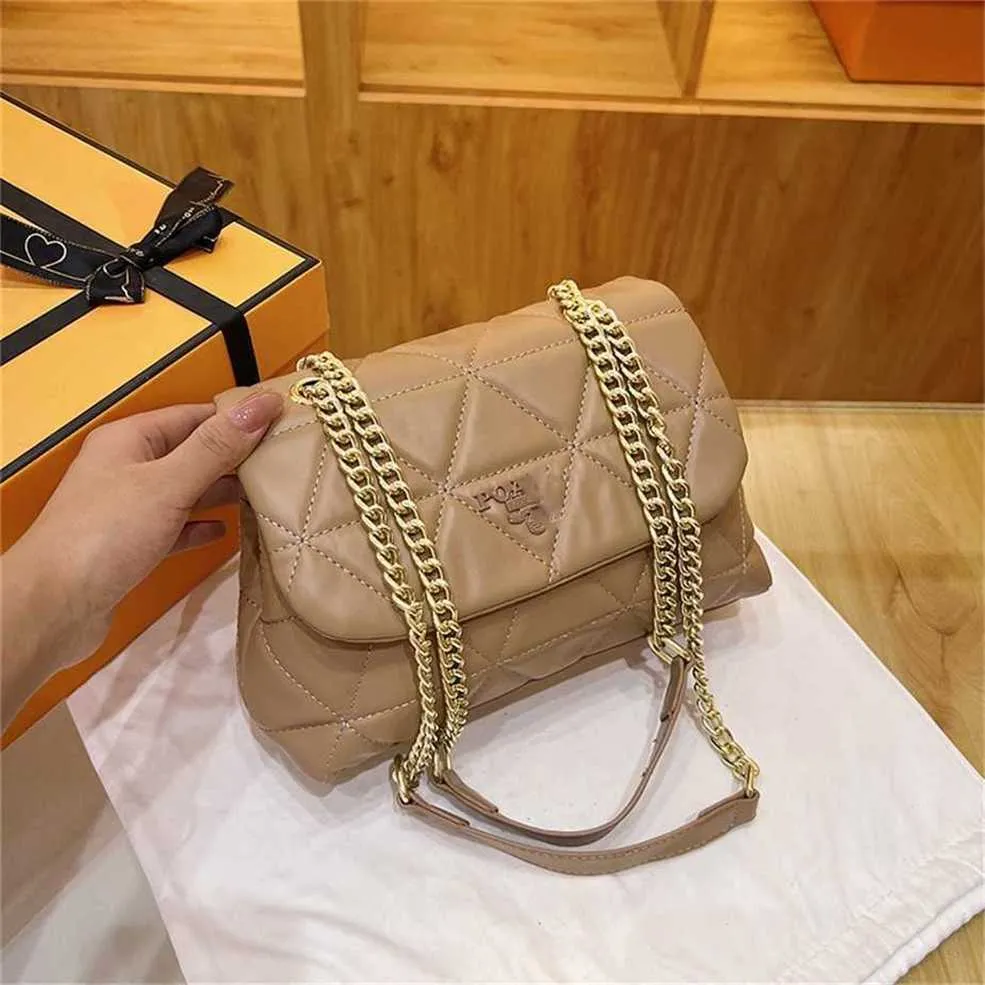 French Premium Soft Face Diamond Chain Bag New Style Shoulder Small Fragrant Crossbody Large Capacity Commutercode Factory Online 70% sale