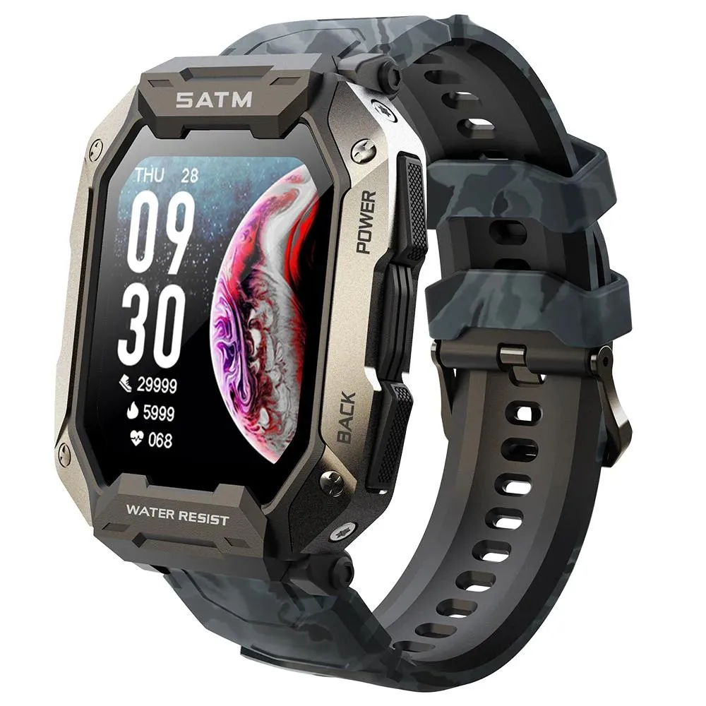 Часы 2022, новые сенсорные умные часы для Android Xiaomi, кровяное давление, кислород, фитнес-часы, 5 атм, водонепроницаемые умные часы, мужские военные часы