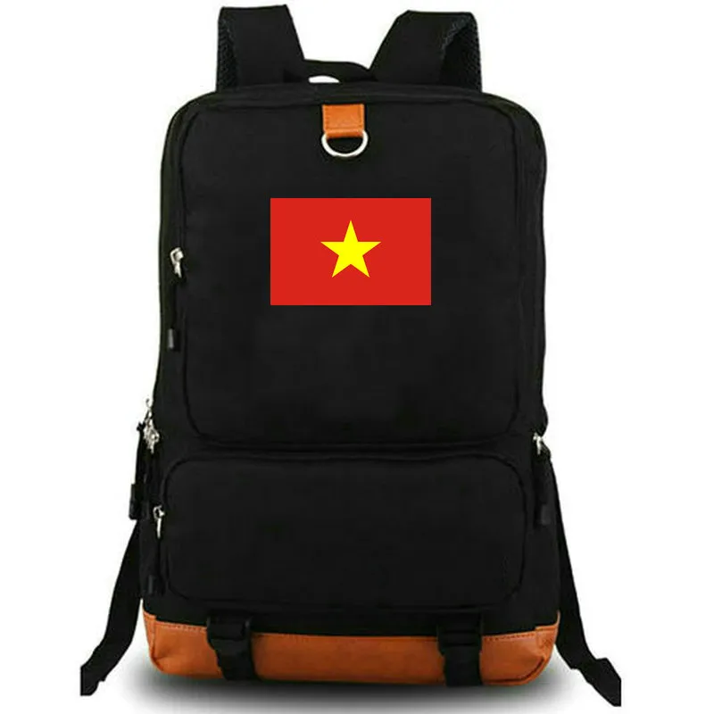 Vietnam rugzak VNM Country Flag dagrugzak Vietnam schooltas Nationale Banner Print rugzak Vrije tijd schooltas Laptop dagrugzak