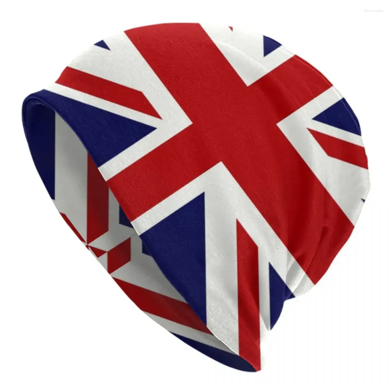 Baretten Union Jack Vlag van het Verenigd Koninkrijk Motorkap Hoed Gebreide Mannen Vrouwen Hip Hop Unisex Volwassen Winter Warme Mutsen Cap