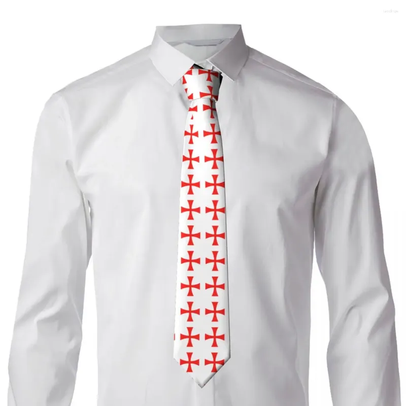 Papillon Cravatta da uomo Simbolo Templare Collo Gesù Dio Classico Colletto elegante Personalizzato Fai da te Abbigliamento quotidiano Accessori per cravatte di qualità per feste