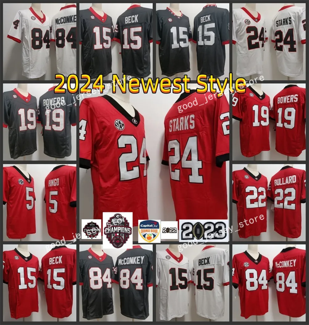 UGA Football Jersey College Playoff Style Brock Bowers, Javon Bullard,  Carson Beck More! Newest Design, Hot Sale!