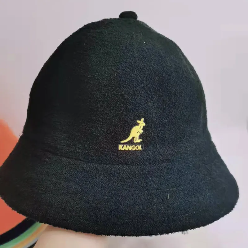 Kangol Kanguru Balıkçı Şapka Erkekler ve Kadınlar Modaya uygun moda güneşlik kubbe şapkası