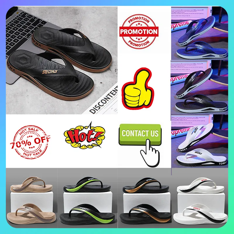 Free shipping Designer Casual Slides Slippers Men Woman anti slip wear-resistant super Light weight flip flops with floral bathroom Flat Beach sandals