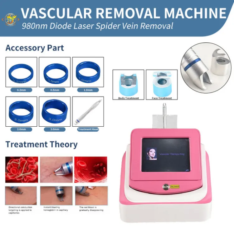 Qts multifuncional 980nm diodo laser 30w 980 portátil remoção vascular máquina de tratamento de fungos de unhas222