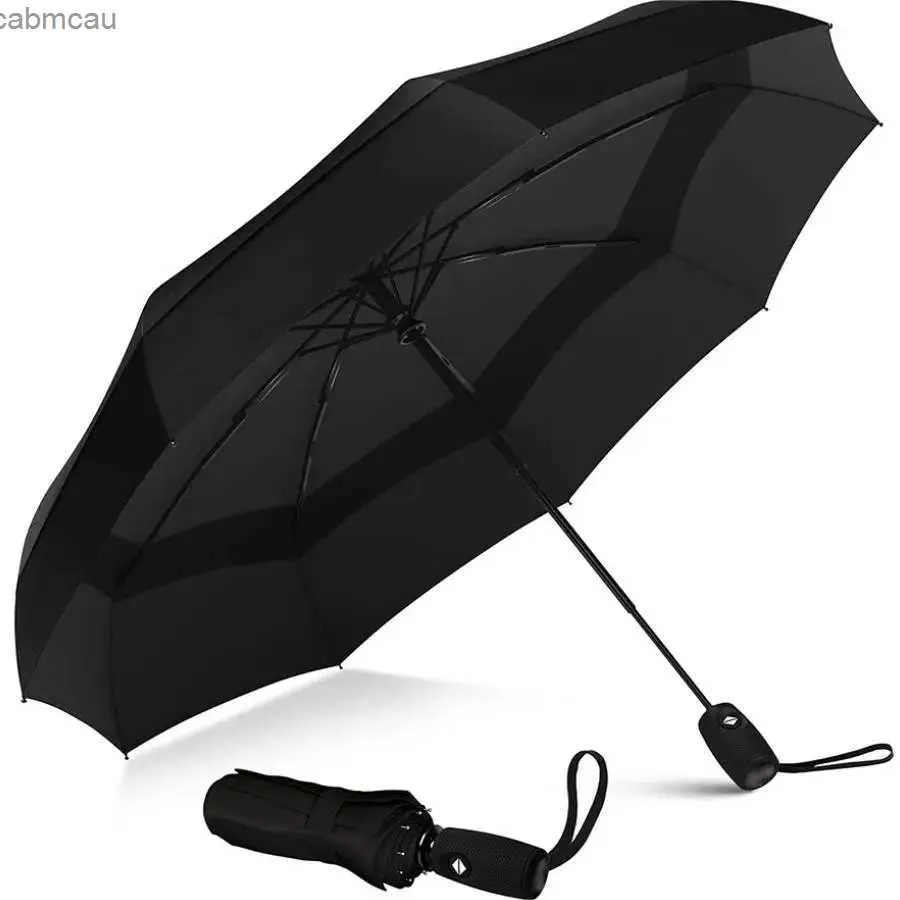Parapluies Parapluie de voyage portable – coupe-vent et imperméable, parfait pour les parapluies de voiture, les sacs à dos et à transporter lors des sorties.
