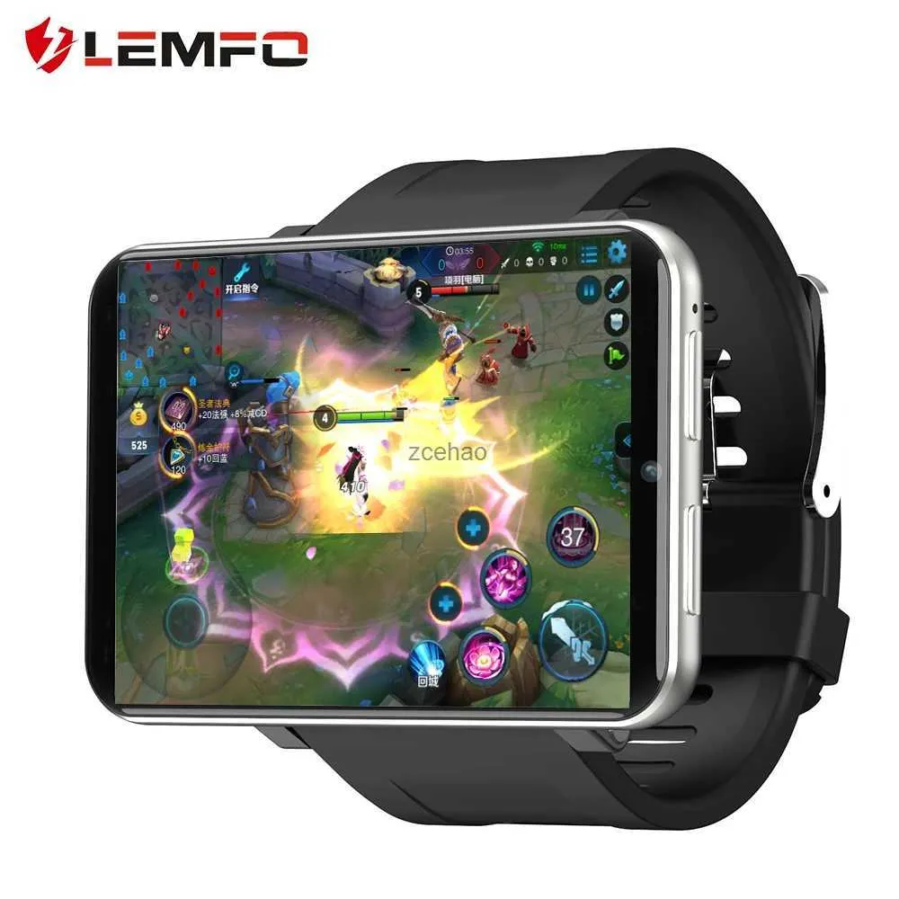 Montres intelligentes LEMFO LEMT 4G 2,86 pouces écran montre intelligente Android 7.1 3GB 32GB 5MP caméra 480*640 résolution 2700mah batterie Smartwatch hommes