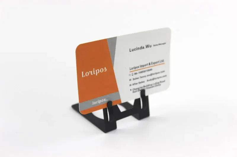 L Type  Metal Stainless Steel Price Label Tag Paper Sign Card Display Clips Holders Stands For Bread Shop Promotions 