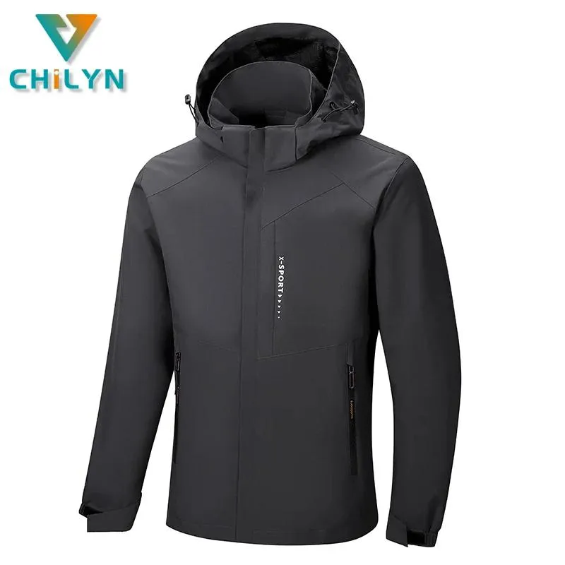 Jackets CHILYN Hiking Jackets Waterproof Coat Men Rain Windbreaker Camping Fishing Running Cycling Fitness Women Chaqueta Mujer