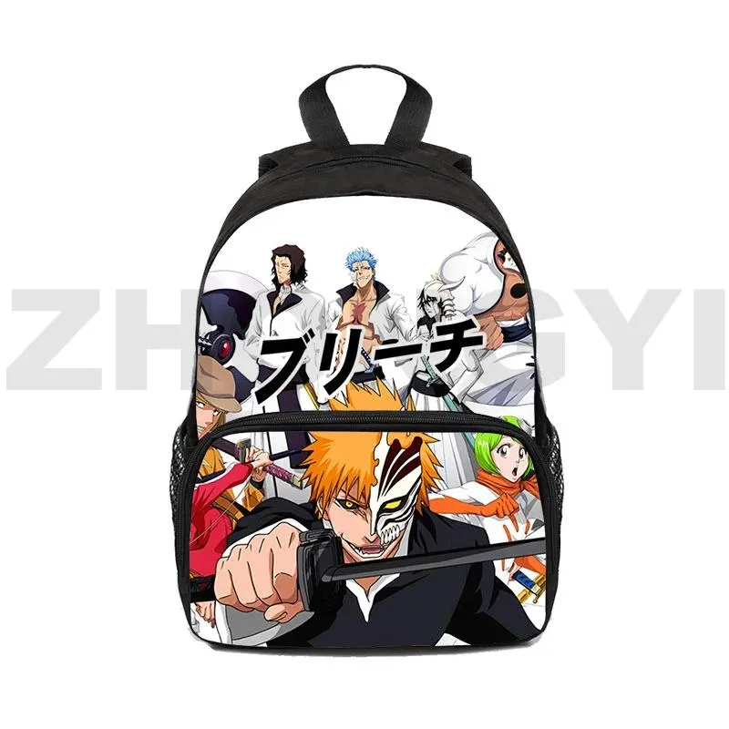 Torby gorące 3d print z anime Bleach plecaki 12/16 cala mini kreskówka przedszkola