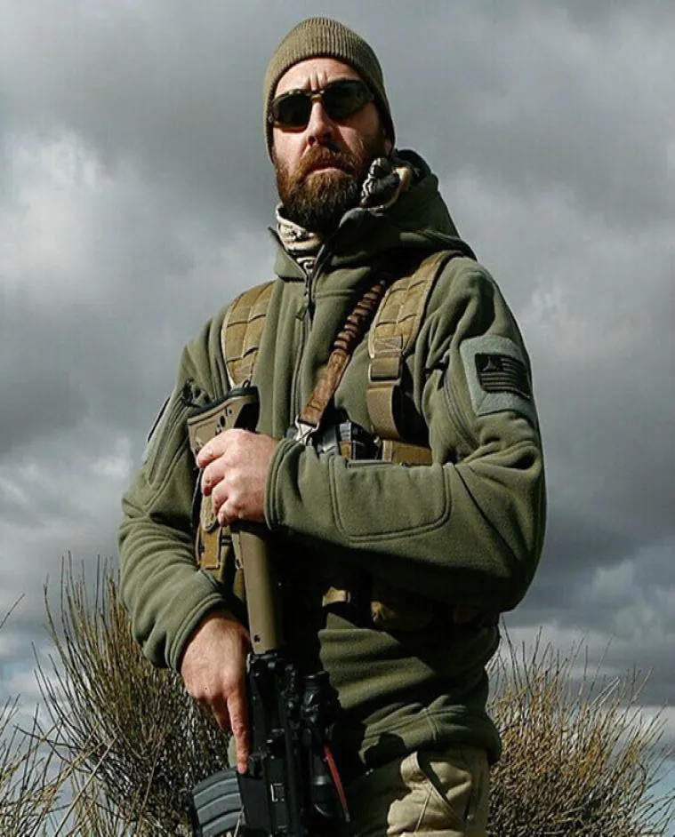 Giacca tattica in pile militare statunitense da uomo termica all'aperto Polartec caldo cappotto con cappuccio militare Softshell escursione tuta sportiva giacche militari SH2567345