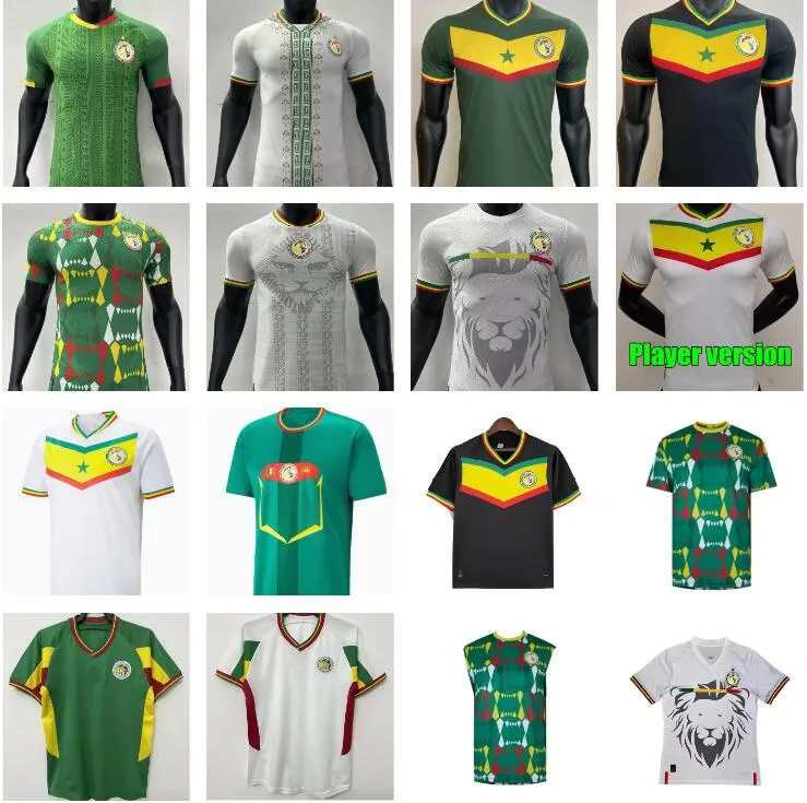 Maillot Senegals soccer jerseys 2023 2024 Senegalese football shirts MANE KOULIBALY KOUYATE ISMAILA B.DIA KEITA BALDE jersey player version men kids kit 22 23 24