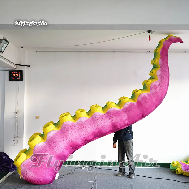 groothandel Aangepaste Kleurrijke Opblaasbare Octopus Been Luchtgeblazen Cartoon Mariene Dieren Tentakel Replica Ballon Voor Thema Feestdecoratie