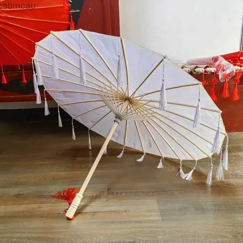 Regenschirme Hochzeit Roter Regenschirm aus geöltem Papier Hanfu-Regenschirm Frau im chinesischen Stil Hochzeit Seidenschirm Dekoration Sonnenschirm Paraguas Sombrilla