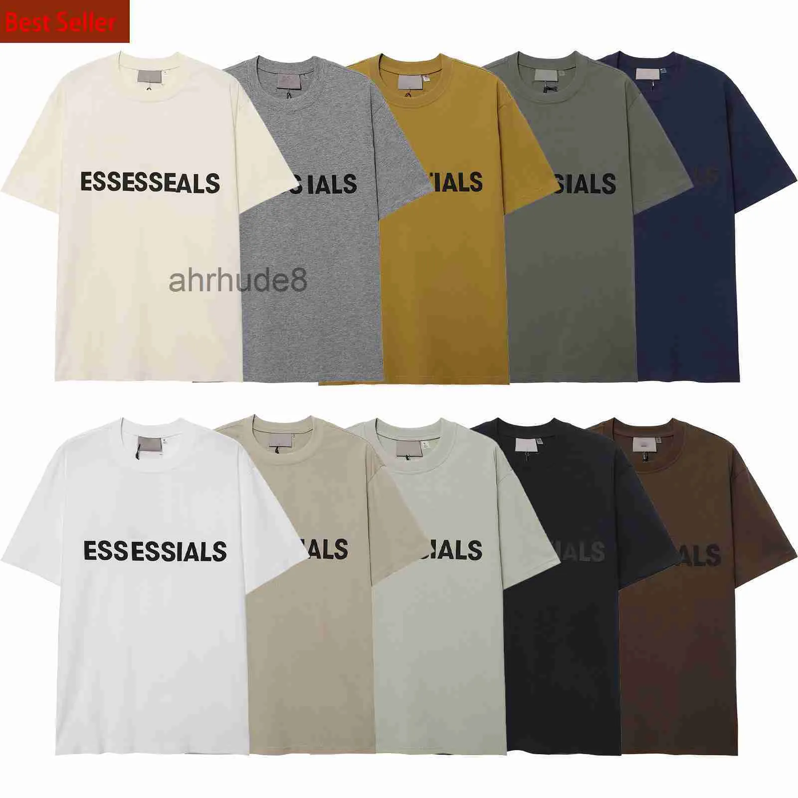 Mens T Shirt Summer New Designer Casual Tshirt For Men and Women Lose Luxury Ess Cotton Polo Mix5